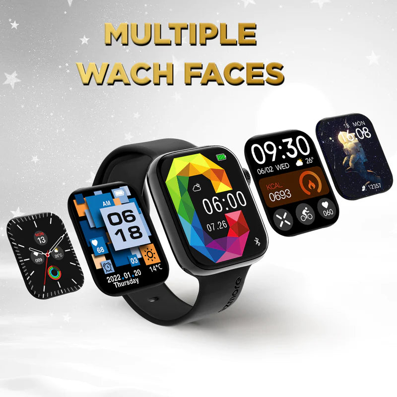 GIZMORE Star 1.85 IPS Gizfit 942 Large Display with Rotating Crown Controls| AI Voice Assistant | Bluetooth Calling Smartwatch GIZMORE Star 1.85 IPS Gizfit 942 Large Display with Rotating Crown Controls| AI Voice Assistant | Bluetooth Calling Smartwatch
